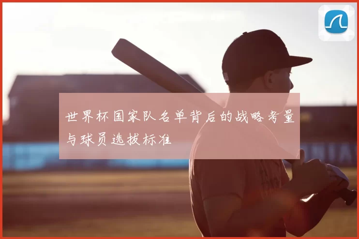 世界杯国家队名单背后的战略考量与球员选拔标准
