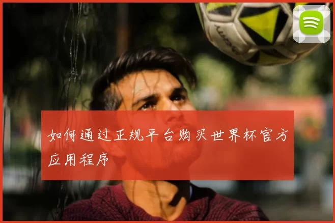 如何通过正规平台购买世界杯官方应用程序