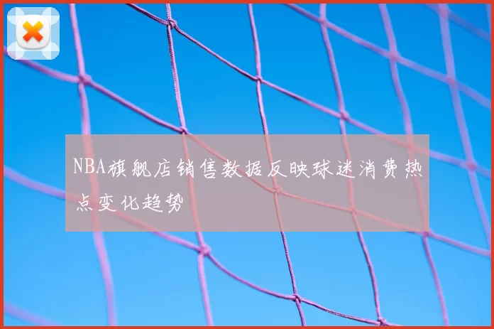 NBA旗舰店销售数据反映球迷消费热点变化趋势