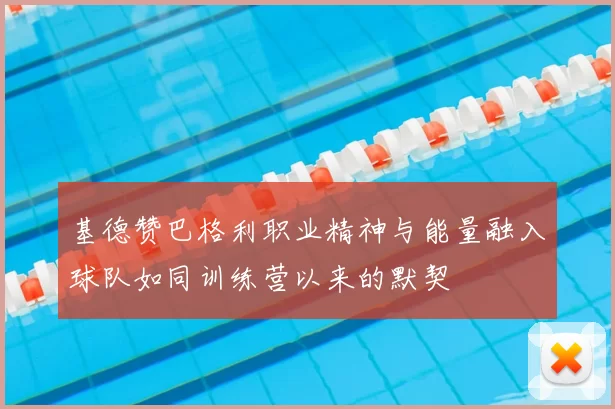 基德赞巴格利职业精神与能量融入球队如同训练营以来的默契